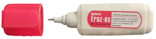 Kores Eraz-ex White Ink Correction Pen 12ml, Set of 20 Pack of 20 - Image 8