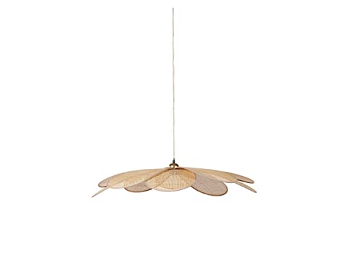 Ostaria 36192 - Plafonnier en bambou, Suspension Grande Margaux en bambou - diamètre 90 cm -...