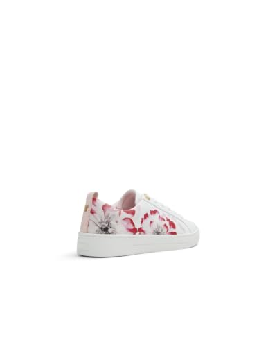 Image of Ted Baker Women's Alison Floral Leather Court Sneaker
