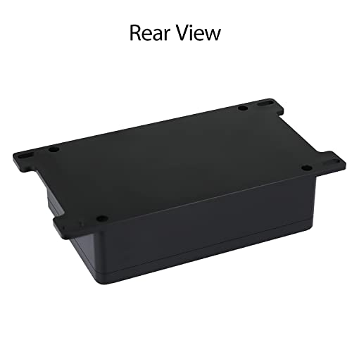 Lmioetool Junction Box Ip65 Waterproof Dustproof Abs Plastic Universal Electric Project Enclosure With Fixed Ear Black 5.9X3.9X1.7 Inch (1Pc) #TOP5