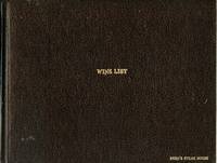 Hardcover Wine List: Bern's Steak House. Book