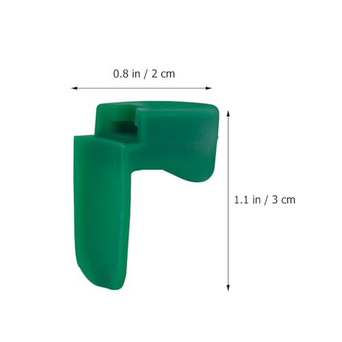 Coussin de repose-pouce silicone clarinette accessoire hautbois support doigt vert ifundom - 2