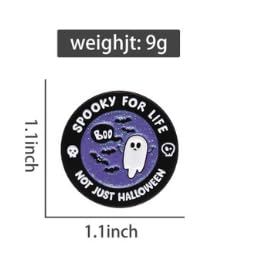 Image of Lovely Plants Tulip Flowers Survive Out Of Spite Ghost Spooky Life Enamel Pins Brooch Badge Fashion Woman Fashion Lapel Pins Jewelry Gift for Backpacks Badges Hats Bags