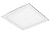 Briloner Leuchten - Plafoniera LED da soffitto 7194-016 Dimmerabile, Luce calda neutra fredda, telecomando incluso, LED integrati 18W, 1800Lm, Pannello Quadrato Piatto, Bianco 29,5x29,5x4,9 cm