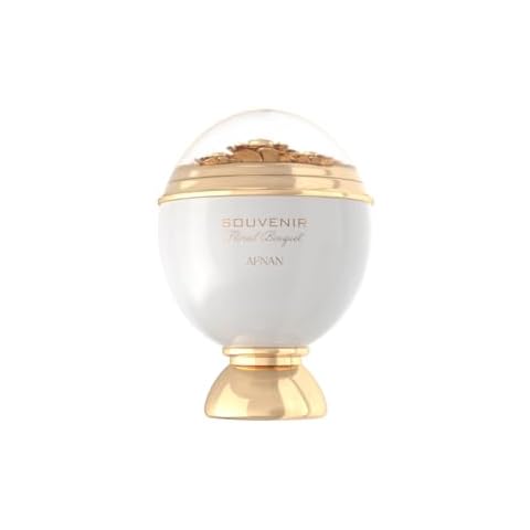 Afnan Souvenir Floral Bouquet for Women Eau de Parfum Spray, 3.4 Ounce Cover