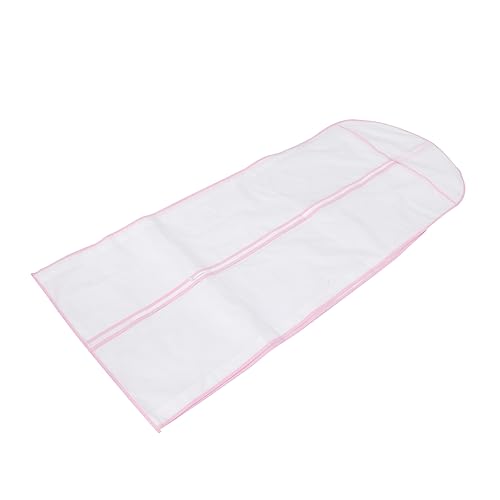 1Pc Nonwoven Wedding Dress Garment Bag Protective Storage for Gowns Long Trim for Travel and Home Use for Bridal Shops and Wedding Events