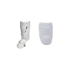 エルボーガード・フットガードセット ホワイト フォースキフト（左打者用） エルボーガード・フットガードセット ホワイト フォースキフト