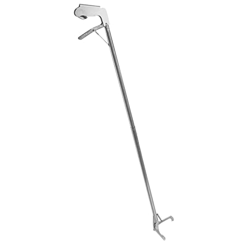 Hohopeti Snake Tongs Folding Snake Catcher Clip Reptile Tongs Stainless Steel Safe Practical Catching Tool