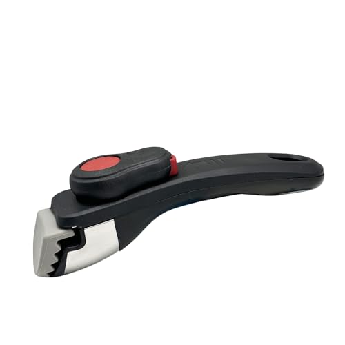 EASYLAVIE Poignée Amovible Universelle pour Poêles et Casserole Manches Détachables - Manche Verrouillage et Bouche Denté - Support 10kg