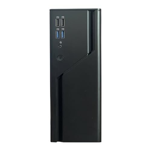 Châssis Portable de Bureau en Acier - Boîtier PC Gain de Place pour Home Office