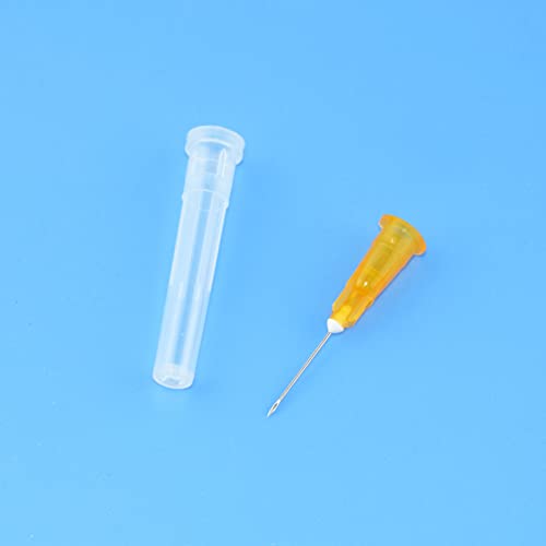 100Pack 25 Gauge 0.5 Inch Disposable Luer Lock Accessories, Individually Wrapped #TOP1