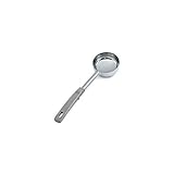 Vollrath Solid S/S 4 Oz Spoodle w/ Gray Grip 'N Serv Handle