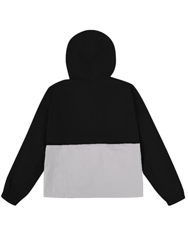 Kids Lightweight Waterproof Hooded Rain Jacket for Spring Fall Winter2