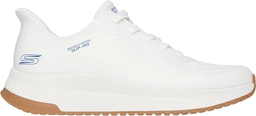 Skechers - Mens Bobs Sport Squad Chaos 4 Slip On Shoes, Color White, Size: 10 W US4