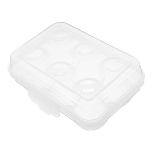 SEWACC Huevera Apilable con Tapa Transparente y Cierre Seguro Caja Portátil para Huevos Camping Recipiente para Nevera con Diseño Suciedad y Ahorro de Duradera y Fácil de Transportar