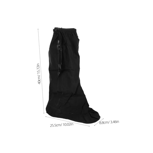 Cubiertas impermeables para zapatos unisex BESPORTBLE, 1 par, diseño de tubo alto para días lluviosos, reforzadas miniatura 4
