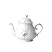 Produktbild Villeroy und Boch Vieux Luxembourg Teekanne, 1,1 Liter, Premium Porzellan, weiß/blau
