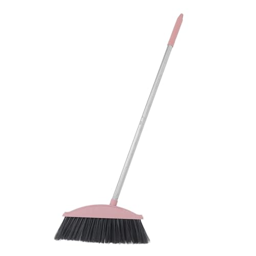 UTHCLO Gentle Bristle Dust Broom: Long Handle Floor Sweeper for Home Cleaning Soft on Floors Efficient Sweep