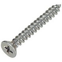 Hillman 12 in. x 1-1/4 in. L Phillips Flat Head Zinc-Plated Steel Sheet Metal Screws 100 1 pk