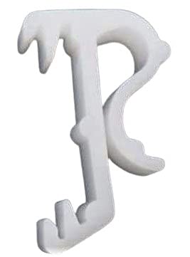 HomeAmore - Window Blinds 1" Valance Clip White (20)