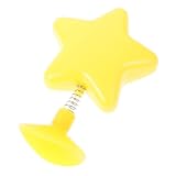 Mikinona Wackelnde Stern Helm Deko Gelb Wetterfeste Motorrad Helmornament Selbstsaugend Niedlich...