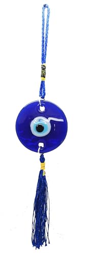 Image of 5 CM Evil Eye | Lucky Hanging Ornament Amulet for Car Rear View Mirror, Home and Office for Protection and Blessing | Nazar Battu