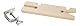 kwb Holz-Laubsägetisch mit Zwinge 4 mm, für Holzsägen und Laubsägebogen, 210 mm, Bügeltiefe 320 mm, Gewicht 168 Gramm, Klingenlänge 320 mm, Schnittwinkel 90 Grad