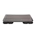 The Step Original Circuit Size Aerobic Platform with Black Nonslip Platform and Two Original Grey Risers
