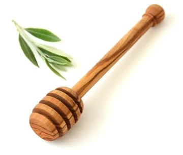 6 Inch Wooden Honey Dipper | Wood Honey Stick | Honey Server | 1 Pc