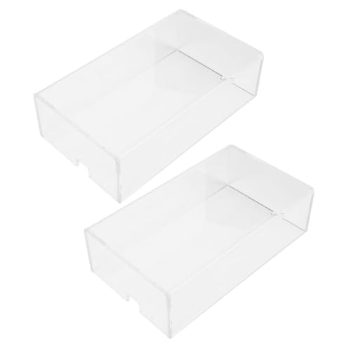 Protector para ratón transparente Housoutil: evite el polvo en su escritorio con 2 piezas