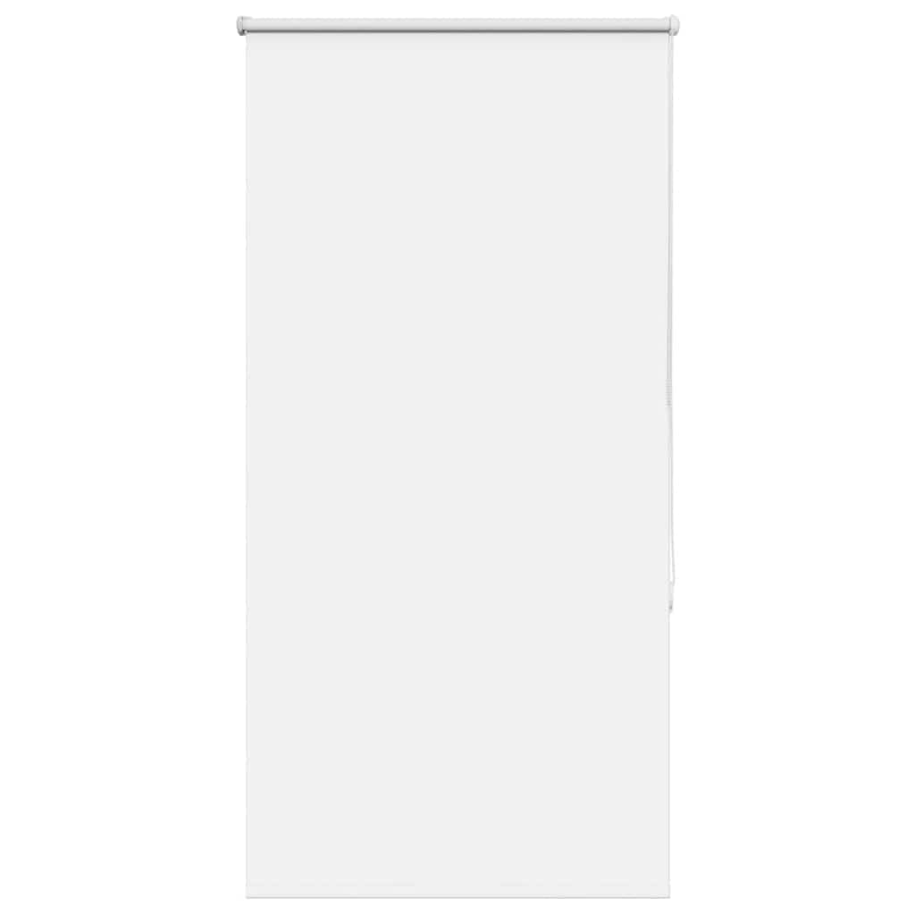 vidaXL Roller Blind Blackout White 80x130 cm Fabric Width 75.7 cm Polyester, day and night blind, kitchen blind, blackout roller shade, blackout blind — image 1