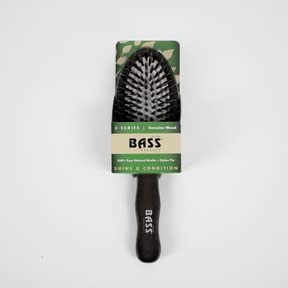 Amazon : Bass Brushes Pure Natural Bristle Hair Brush, 1 EA