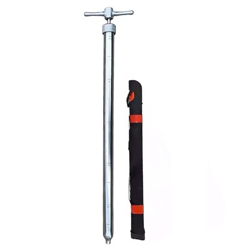 Campionatore liquido in acciaio inossidabile 304, per liquidi viscosi, sonda di campionamento per tamburi, serbatoi e vagoni ferroviari, lunghezza 0,7 m