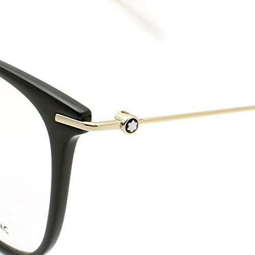 Montblanc MB0208OA Optical Frame Man Injection Glasses, Men, Multicoloured, One Size - 3