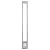 Ideal Pet Products Aluminum Pet Patio Door, Adjustable Height 77-5/8" to 80-3/8", 5" x 7" Flap Size, White