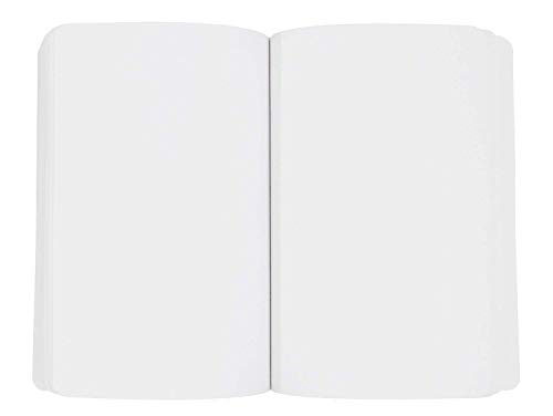 Image of LAURET BLANC Diary Journal Notebook A5 Hardcover with Elastic Enclosure with Back Pocket (Black, Unruled)