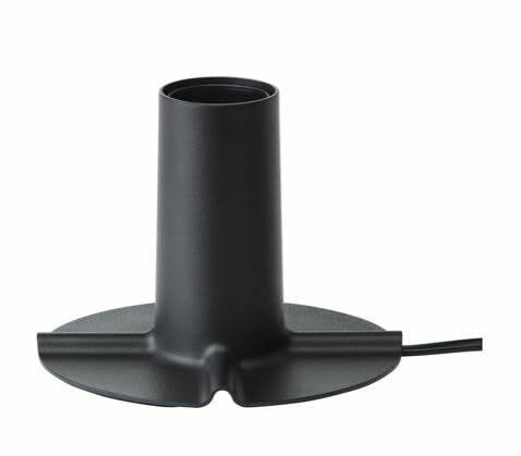 IKEA/イケア SKALLRAN:テーブルランプベース10.7cm ダークグレー/メタル (904.215.29)