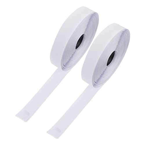 BELLIFFY Polyester Material Self-Adhesive Strip Backing Self-Stick Tapes for Cable Organizers Easy Cut Length Hook and Loop Strip