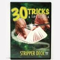 30 Tricks & Tips with a Stripper Deck DVD, Includes Special Tapered Deck by Magic Makers