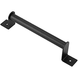 Pwshymi Manija para Puerta de Granero Cabet Níquel Cepillado 24 × 6 × 4 Tirador de Acero Al Carbono de Alta Resistencia para Armario con Puerta Corrediza de Granero Herrajes para
