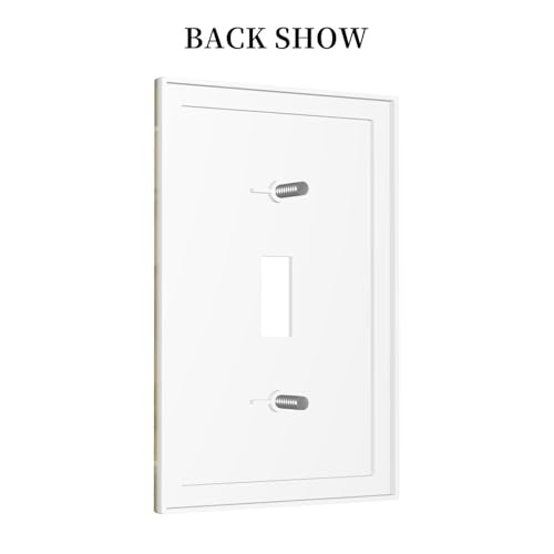 Decorative Light Switch Cover Plate Rustic Funny Cat Gardan Plant 1 Gang Wall Plate Oversized Single Toggle Wall Cover Plate Jumbo Electrical Switchplate Faceplate