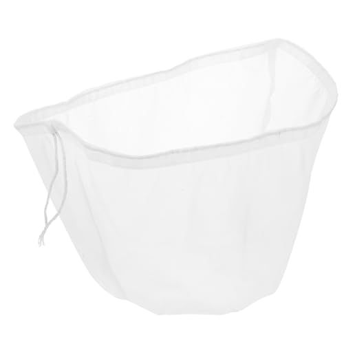 Tofficu Bolsa Coladora Reutilizable de Nailon de Malla Fina para Filtrar Alimentos y Preparar Leche de Nueces, Tamaño Mediano 41 Cm, Adecuado para Cocina, Jugos y Té, Bolsa Filtro Colador