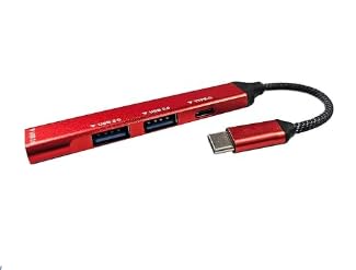 4-Port USB-C Hub | Type-C to USB Adapter for Android Phones, Tablets & Laptops | Type-C to USB Adapter for Android Phones, Tablets & Laptops