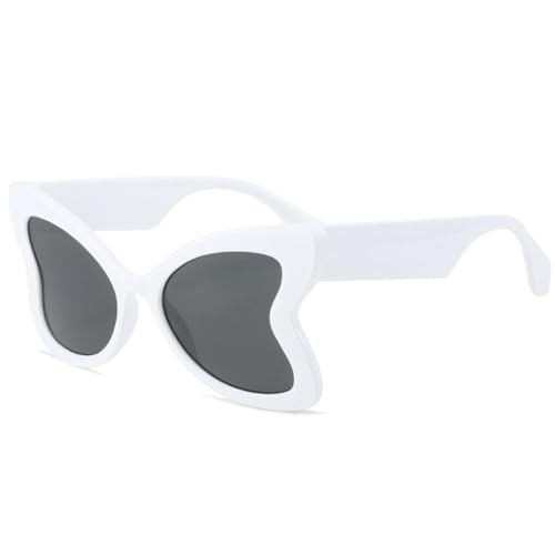 Lunettes de soleil papillon personnalisées à la mode nuances dégradées oversize
