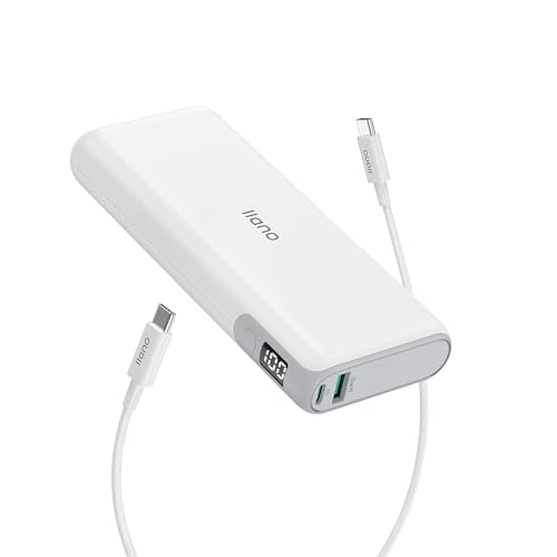 llano 65W 20000mAh モバイルバッテリー 大容量 65W両対応急速充電モバイルバッテリー (Type-C出入力65W/US...