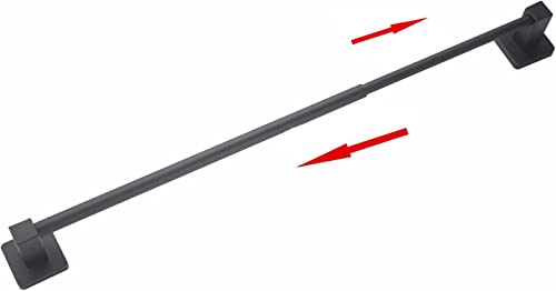 Cavoli Black Towel Bar, Adjustable Mounting Hardware Bathroom/Kitchen/Restroom Hanging,24-Inch #TOP7