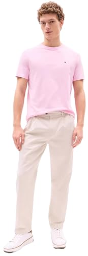 Image of Tommy Hilfiger Men's Stretch Jersey Crew Neck T-Shirt Gray