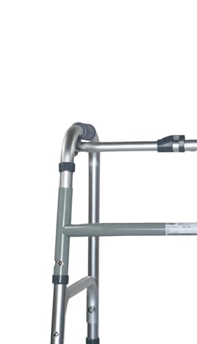 Ausilium Déambulateur Pliable à 4 Roues en Aluminium - Roues Arrière Doubles et Roues Avant Pivotantes – vue 9