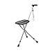 VIVIWI Bastón plegable con luz LED y asiento Imagen de VIVIWI Bastón plegable con luz LED y asiento