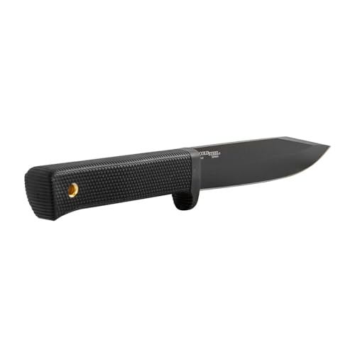 Image of COLD STEEL SRK 6 inch SK-5 Clip Point Razor-Sharp Blade 4.75 inch Durable Kray-Ex Handle Tactical Fixed Blade Knife w /Secure-Ex Sheath
